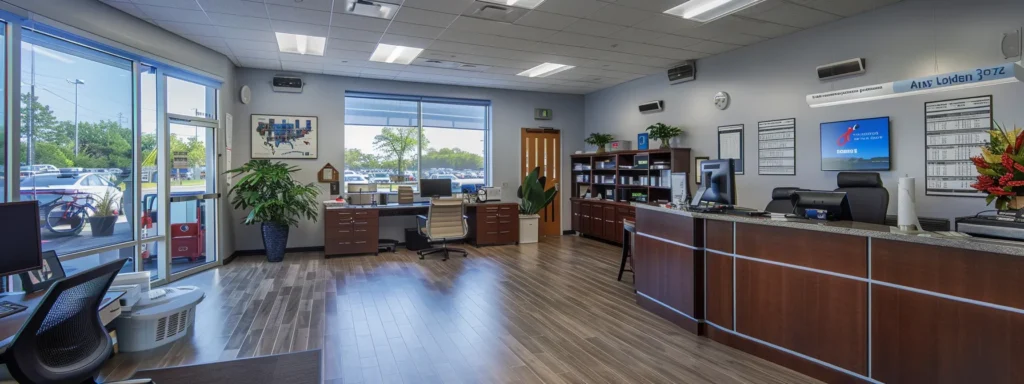 a focused, modern office setting showcases a professional discussing moving costs with clients, surrounded by clear charts and documents that emphasize budgeting strategies and transparent pricing for relocation planning in sea bright, nj.