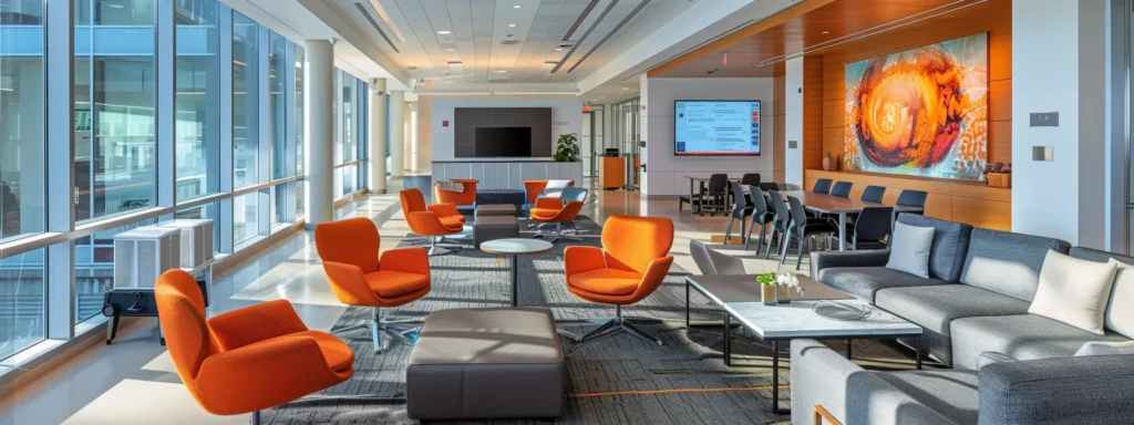 a sleek, modern office environment captures a focused discussion among professionals reviewing detailed moving service estimates on digital devices, highlighting key factors and strategies for cost-effective decision-making.