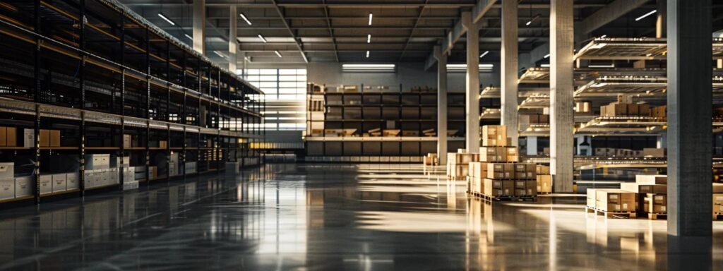 a modern, organized storage facility in atlantic highlands, showcasing a variety of secure, neatly stacked storage units, illuminated by bright indoor lighting that enhances the sense of safety and efficiency.
