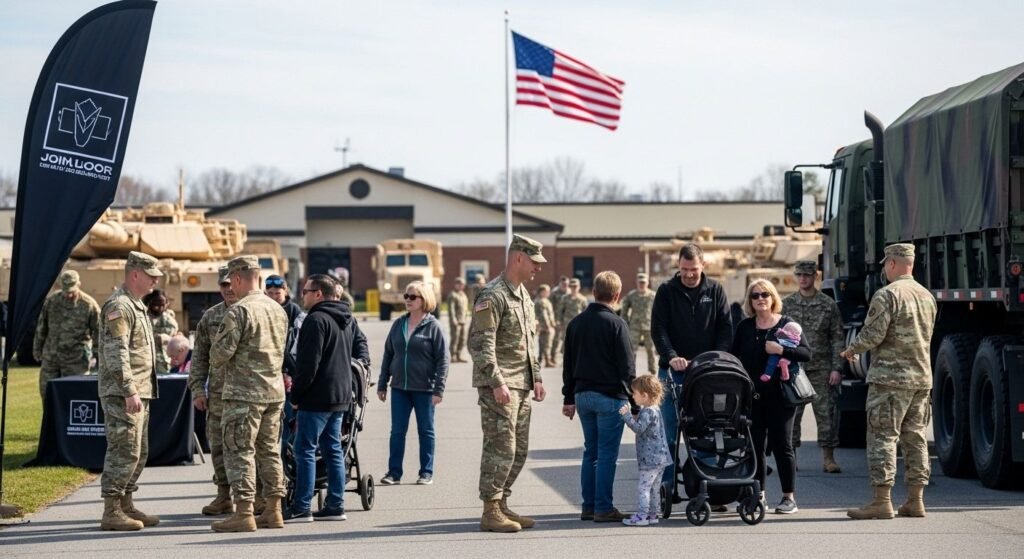 New Jersey military base, community, military personnel