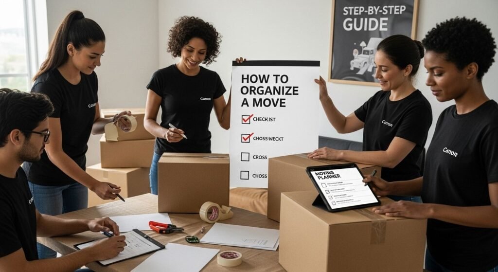 organize move checklist